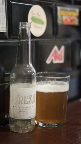 Cerveza Pureza en Vegan Rock